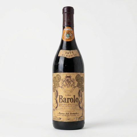 Barolo Riserva Terre del Barolo 1971 – bottle