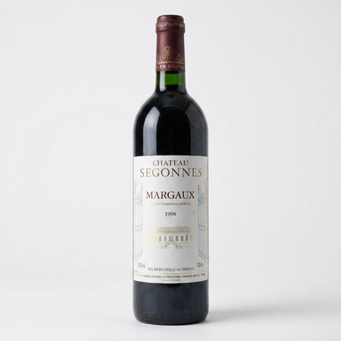 Margaux Château Segonnes 1998 – bottle
