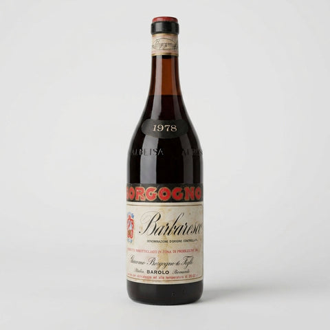 Barbaresco Giacomo Borgogno & Figli 1978 – bottle