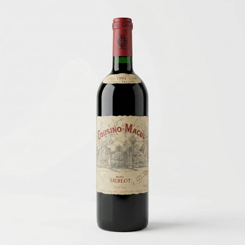 Merlot Gran Vino Viña Cousiño Macul 1994 – bottle