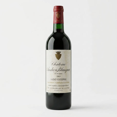 Saint Estèphe Cru Bourgeois Château Andron Blanquet 1993 – bottle