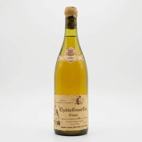Valmur Chablis Grand Cru 1982 Raveneaus – bottle