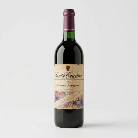 Miraflores Vineyards San Fernando Valley Viña Santa Carolina 1993 – bottle