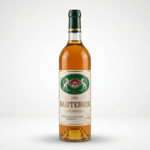 Sauternes André Quancard André 1980 – bottle