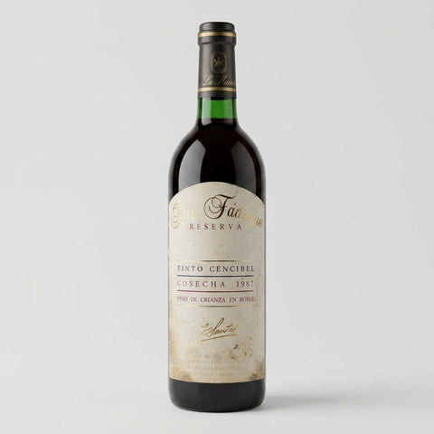 Don Fadrique Los Trenzones, Monte del Alcalde La Mancha Reserva 1987 – bottle