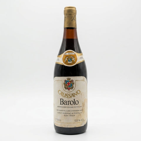 Barolo Luigi Calissano & Figli 1976 – bottle