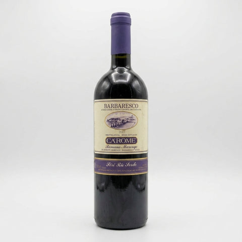 Söri Rio Sordo Barbaresco Ca'Rome' Romano Marengo 2001 – bottle