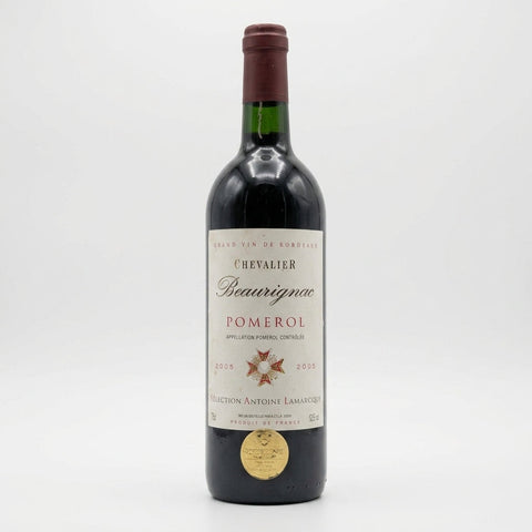 Chevalier Beaurignac Pomerol 2005 – bottle