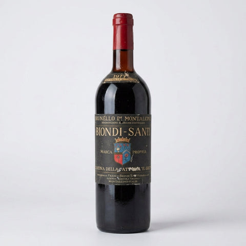 Il Greppo Brunello di Montalcino Biondi-Santi 1977 – bottle