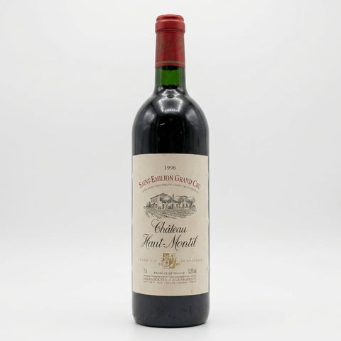 Saint-Émilion Grand Cru Château Haut-Montil 1998 – bottle