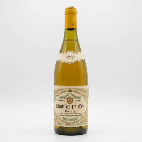 Beauroy Chablis 1er Cru 1992 – bottle
