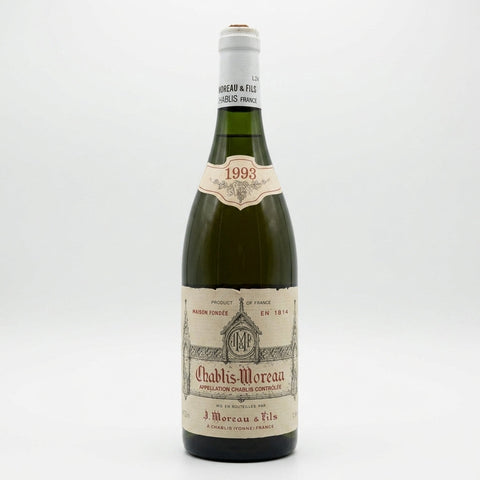 Chablis J. Moreau & Fils 1993 – bottle