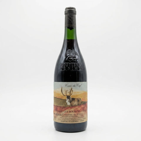 Cuvée du Cerf Costières de Nîmes Domaine Les Sources l'Amarine 1997 – bottle