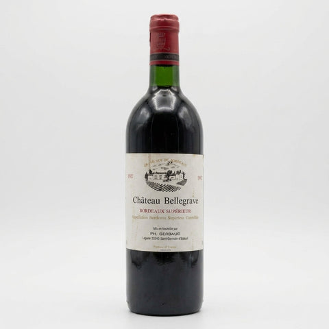 Bordeaux Supérieur Château Bellegrave 1992 – bottle