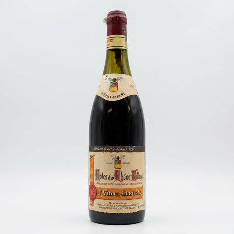 Côtes du Rhône Villages Vidal-Fleury 1990 – bottle