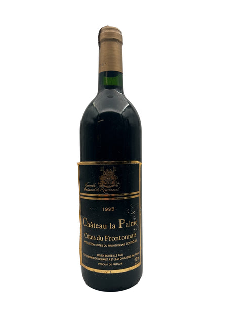 Château la Palme red wine 1995 – bottle