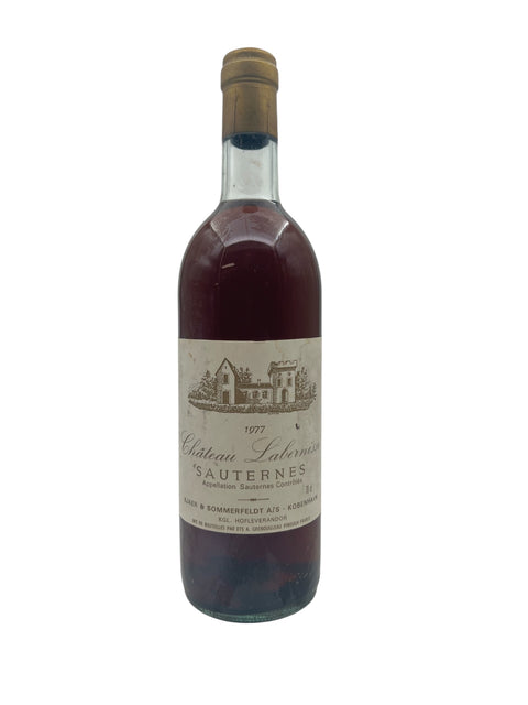 Sauterne 1977 - Labernisse – bottle