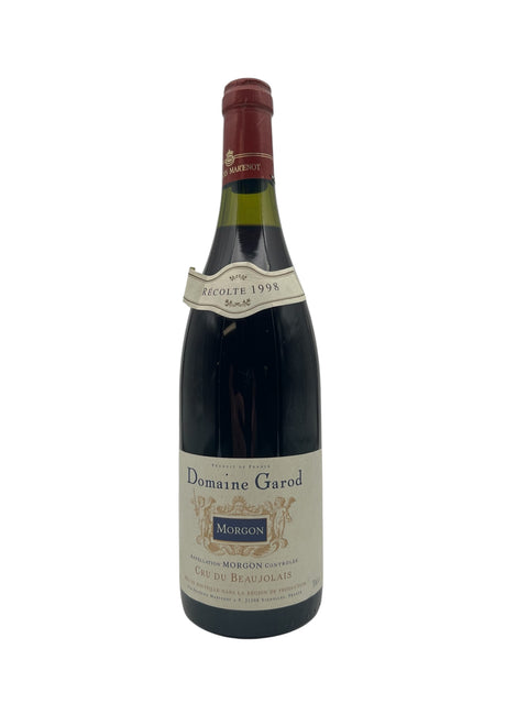 Morgon Domaine Garod 1998 – bottle