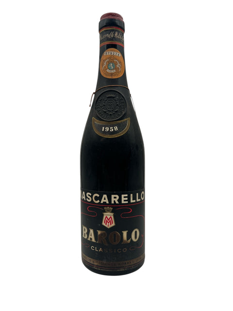 Barolo Mascarello 1958 – bottle