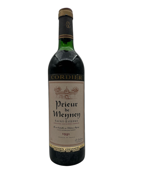 Prieur de Meyney Cordier 1981 – bottle