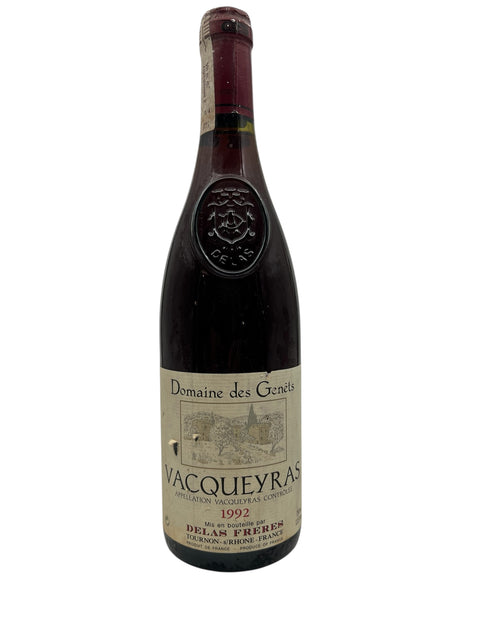Vacqueyras Domaine des Genêts 1992 – bottle