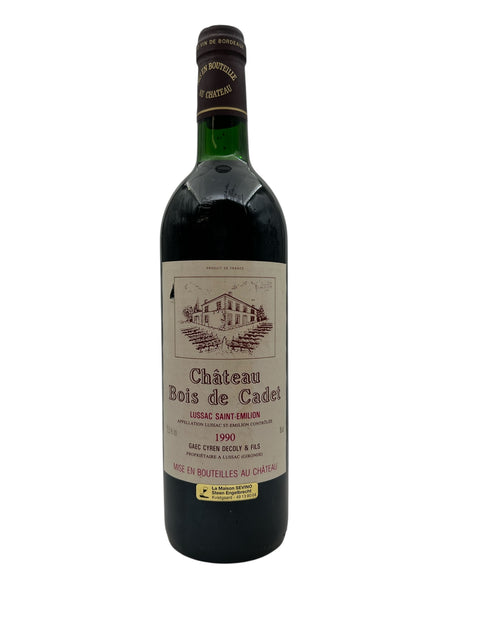 Château Bois de Cadet 1990 – bottle