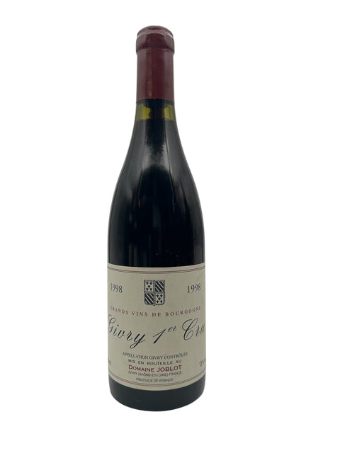 Givry 1er Cru Domaine Joblot 1998 – bottle