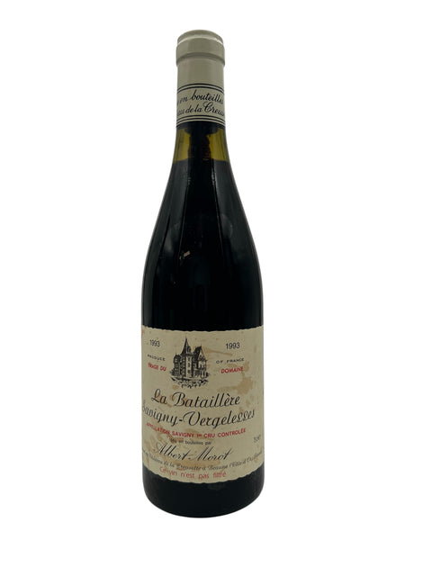 Albert Morot La Bataillere Savigny Vergelesses 1993 – bottle