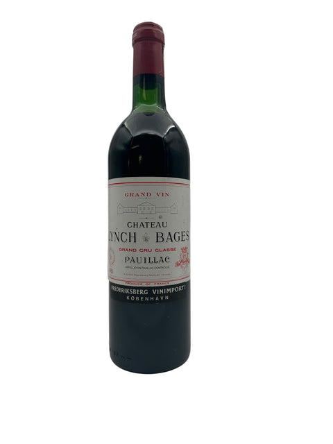 Chateau Lynch Bages 1981 Pauillac Grand Cru Classé – bottle