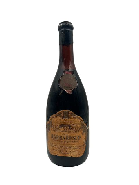 Barbaresco Giovanni Scanavino 1967 – bottle