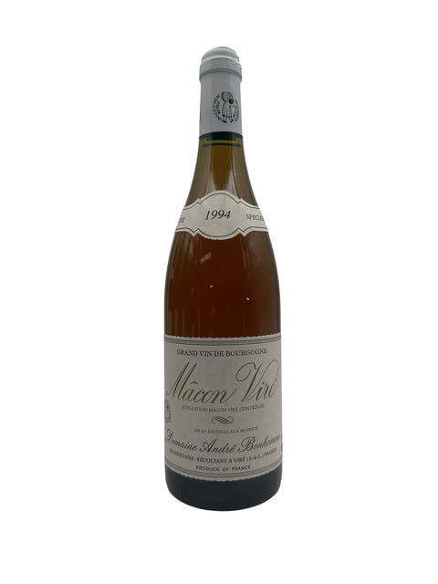 Mâcon Viré André Bonhomme 1994 – bottle