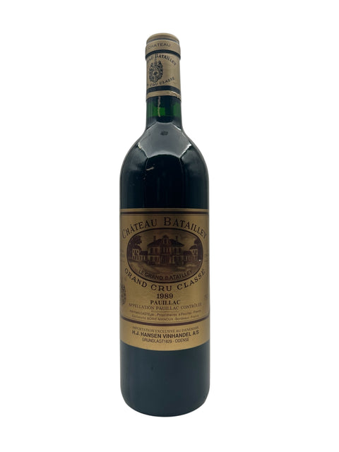 Château Batailley Pauillac 1989 Grand Cru Classè – bottle