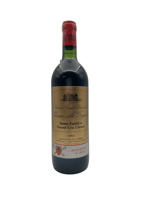 Chateau Grand Barrail - Lamarzelle Figeac 1982 Grand Cru Classé – bottle
