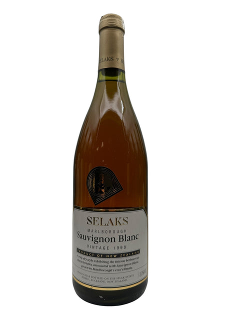 Selaks Sauvignon Blanc 1998 – bottle