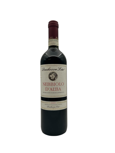 Nebbiolo d'Alba Duchessa Lia 2008 – bottle