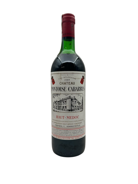 Pontoise Cabarrus Château 1985 Bordeaux – bottle