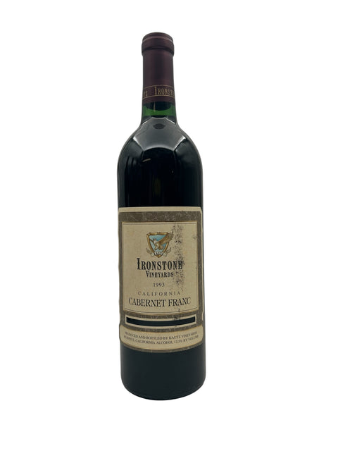Cabernet Franc Ironstone 1993 Napa – bottle