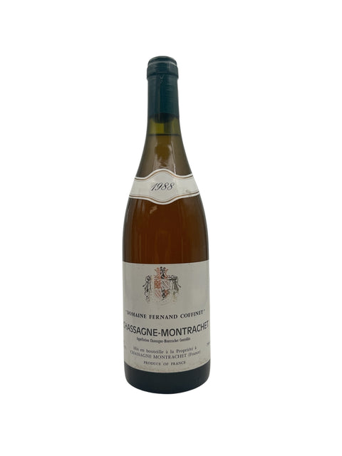 Chassagne-Montrachet Fernand Coffinet 1988 – bottle