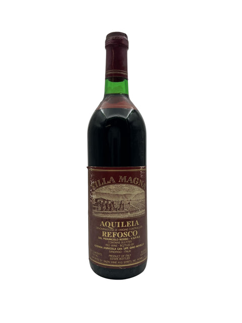 Refosco Villa Magna 1987 – bottle
