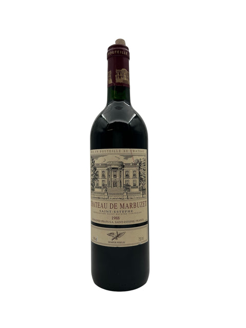 Chateau de Marbuzet 1988 – bottle