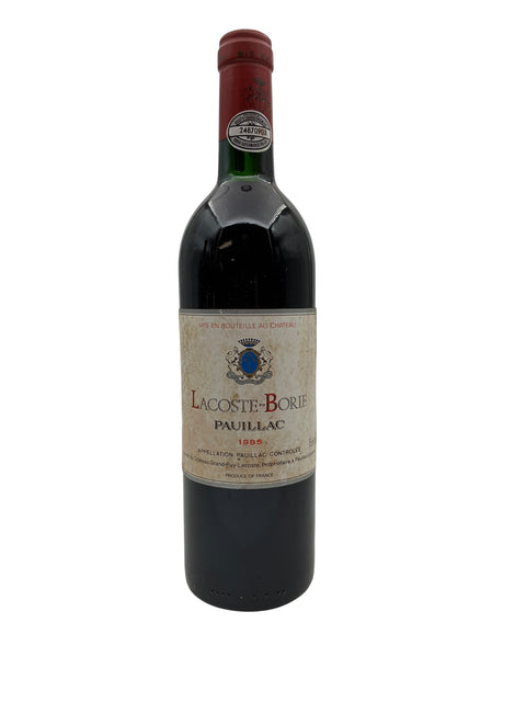 Lacoste-Borie 1985 from Pauillac – bottle