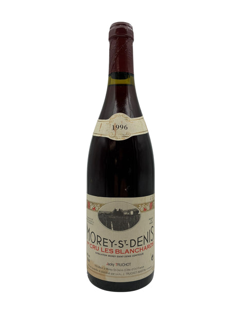 Morey-Saint-Denis Jacky Truchot 1996 1er Cru Les Blanchard (stains on lable) – bottle