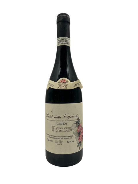 Recioto della Valpolicella Ca' del Monte 2006 dessert wine – bottle