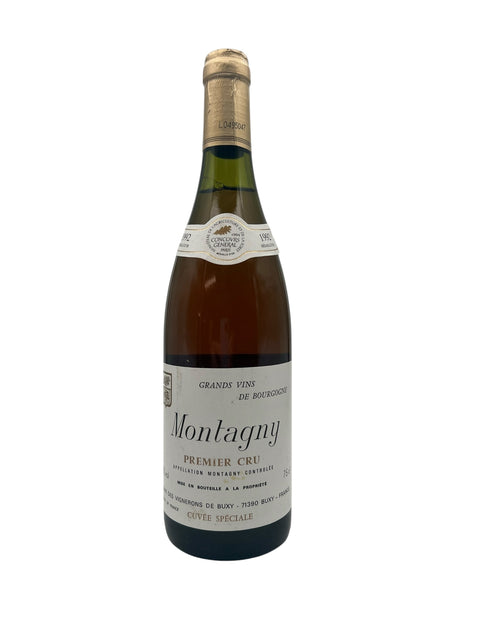 Montagny Vignerons de Buxy 1992 – bottle