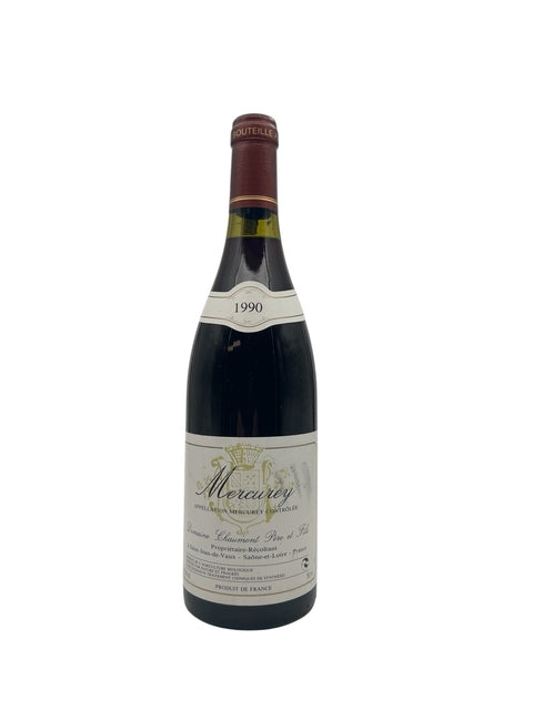 Mercurey Domaine Chaumont 1990 – bottle