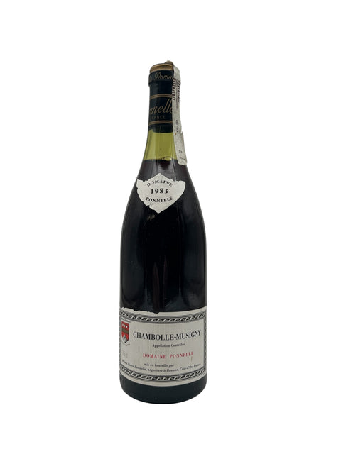 Chambolle-Musigny Domaine Ponnelle 1983 – bottle