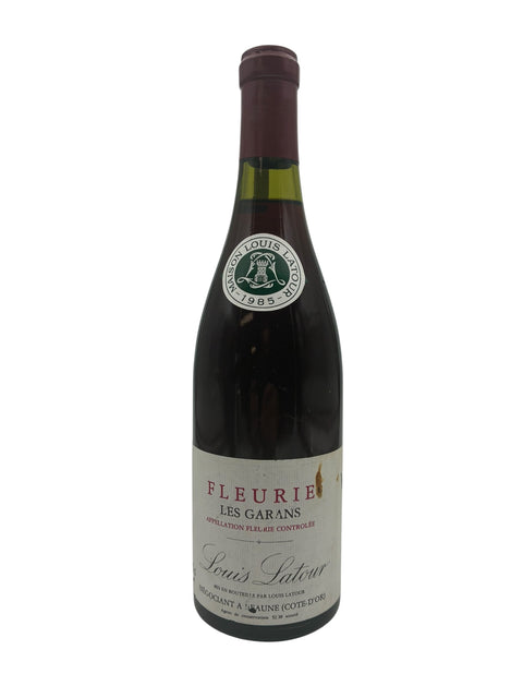 Fleurie Les Garans Louis Latour 1985 Fleurie Les Garans – bottle