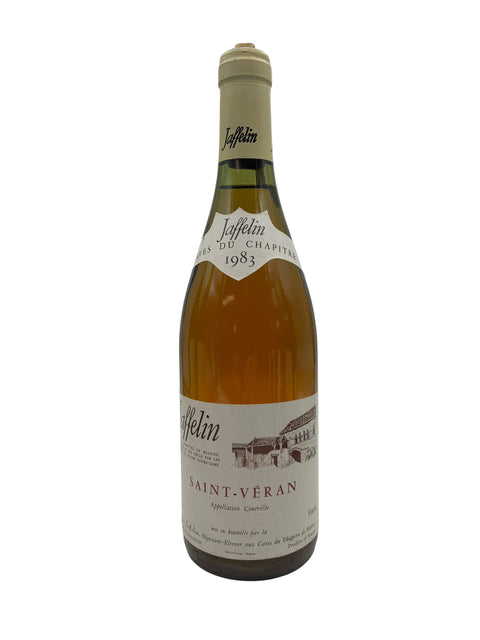 Saint-Véran Jaffelin 1983 – bottle