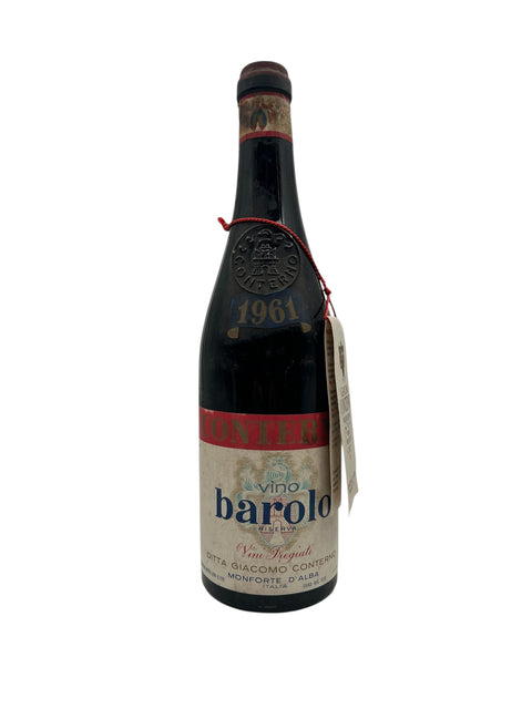 Barolo Giacomo Conterno 1961 Riserva – bottle