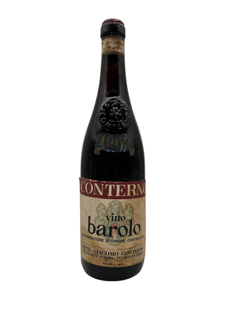 Barolo Giacomo Conterno 1969 – bottle